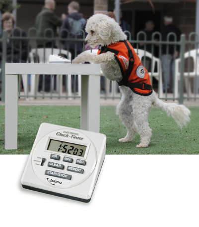 hearing-dog-with-jadco-870a-timer