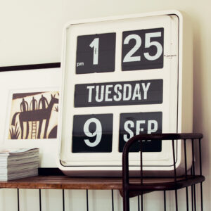 Giant Day of the Week Calendar Clock